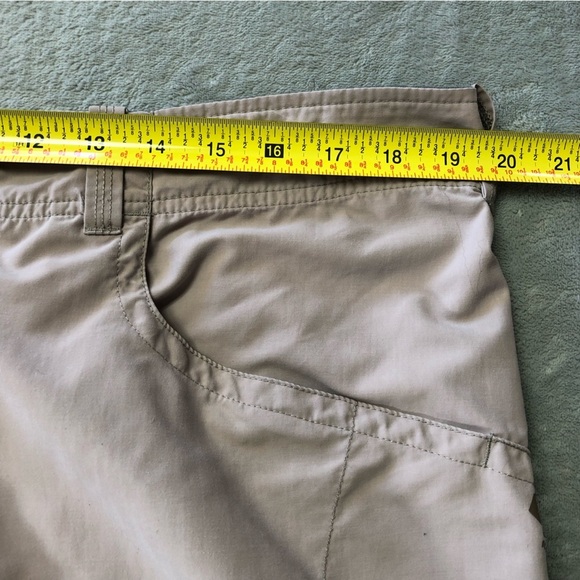 Mountain Hard Wear Taupe Lightweight Nylon Long Shorts - Picture 8 of 12